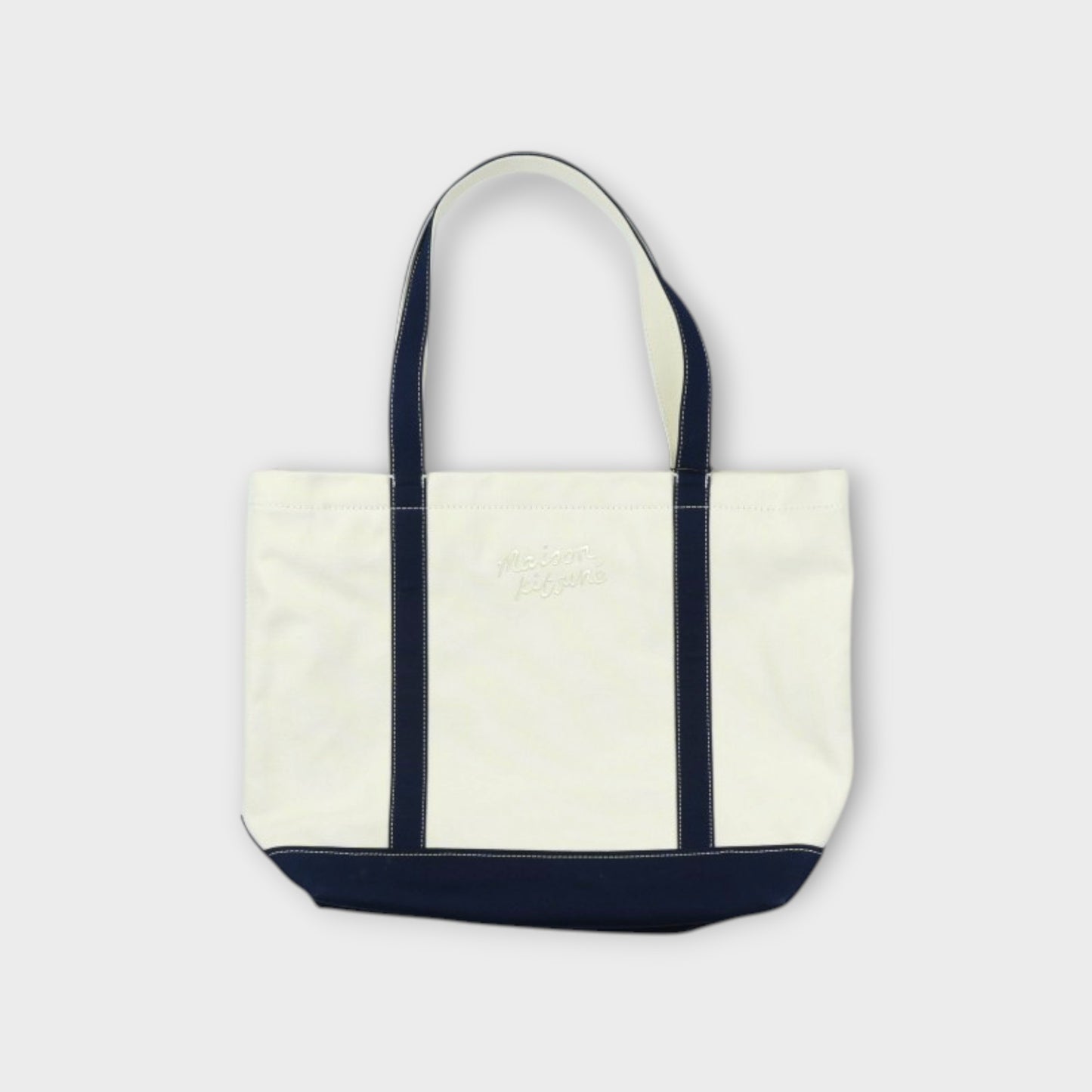 MAISON KITSUNÉ HANDWRITING LARGE TOTE