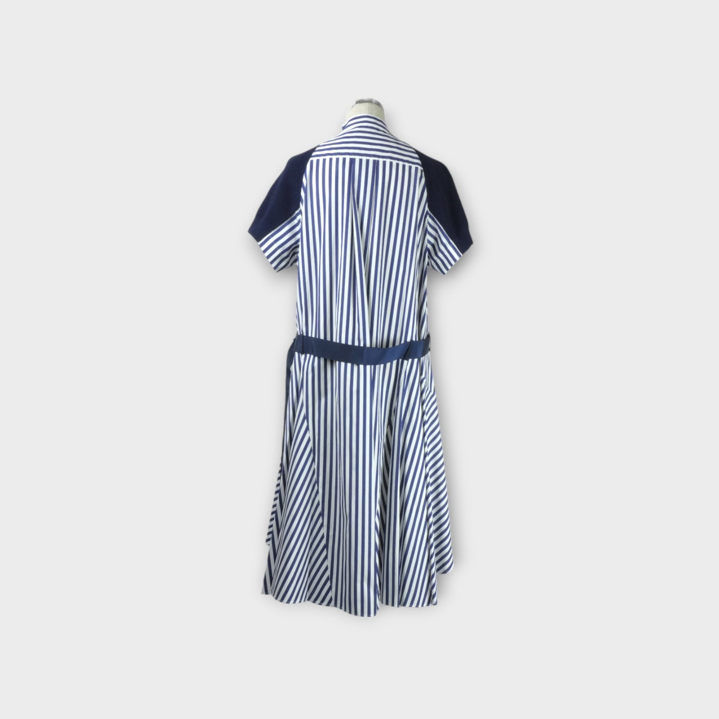 sacai Cotton Knit x Cotton Poplin Dress