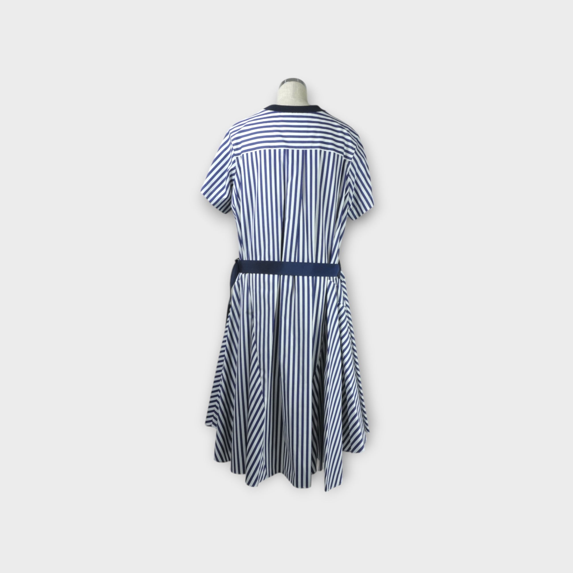 Cotton Knit x Cotton Poplin Dress – La Garçonne