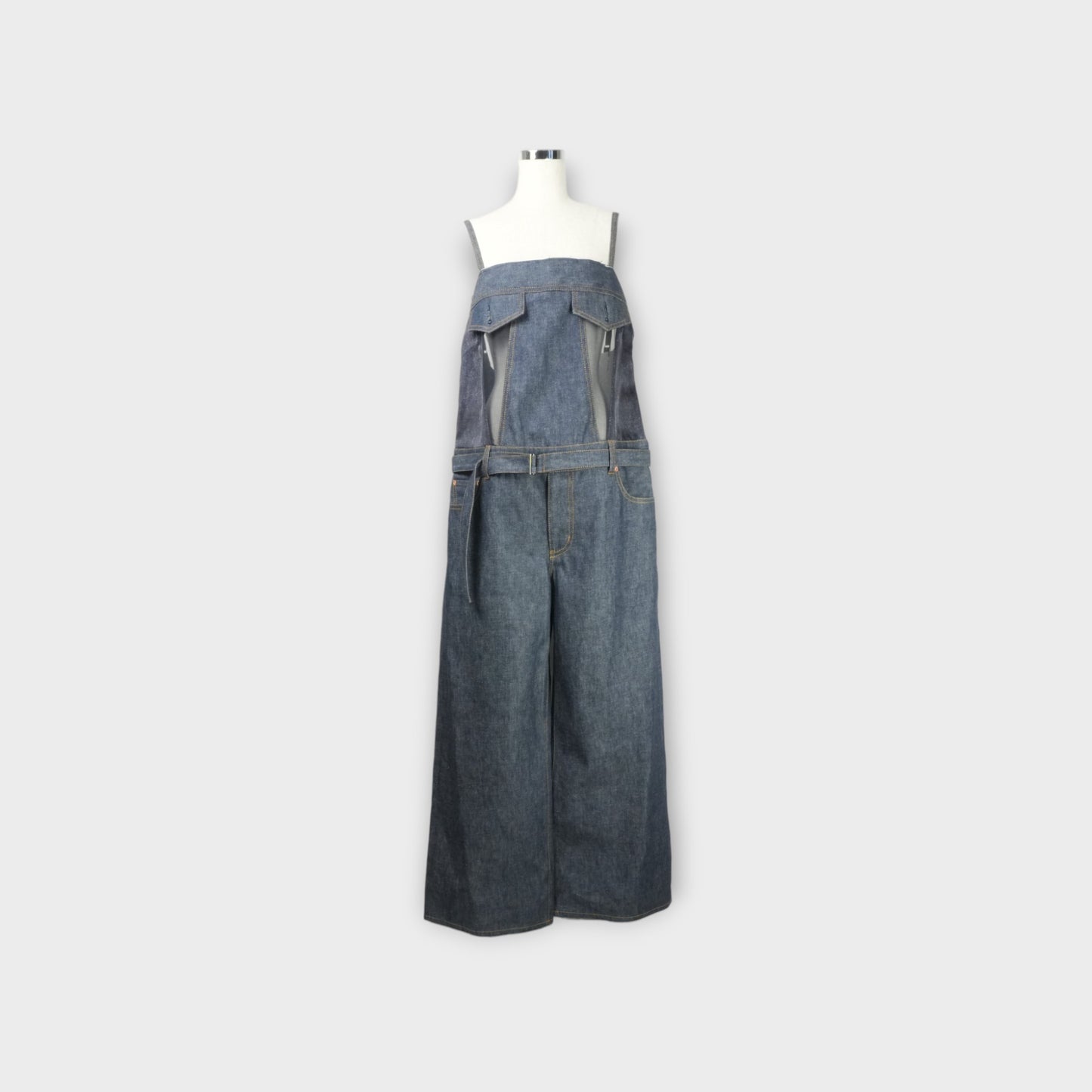 sacai Denim Mix Jumpsuit