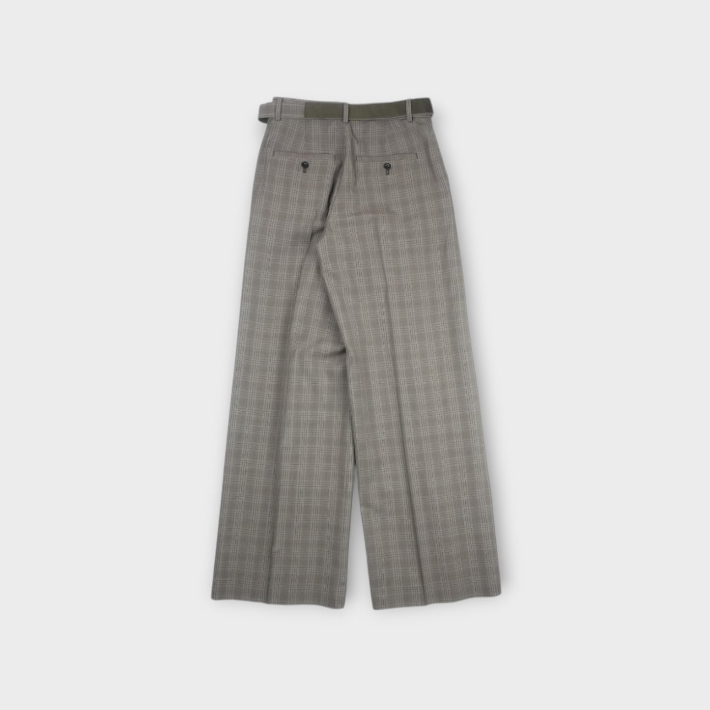 sacai Wool Silk Suiting Pants