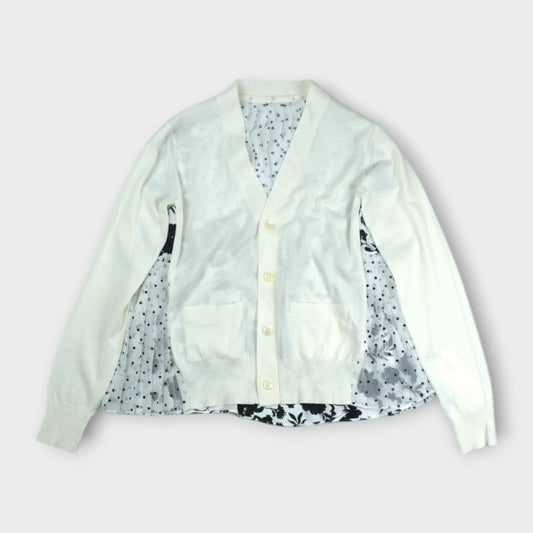 sacai WOMEN Pattern Mix Cardigan