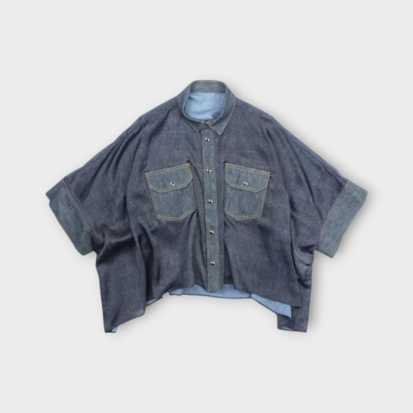 sacai Denim Print Shirt