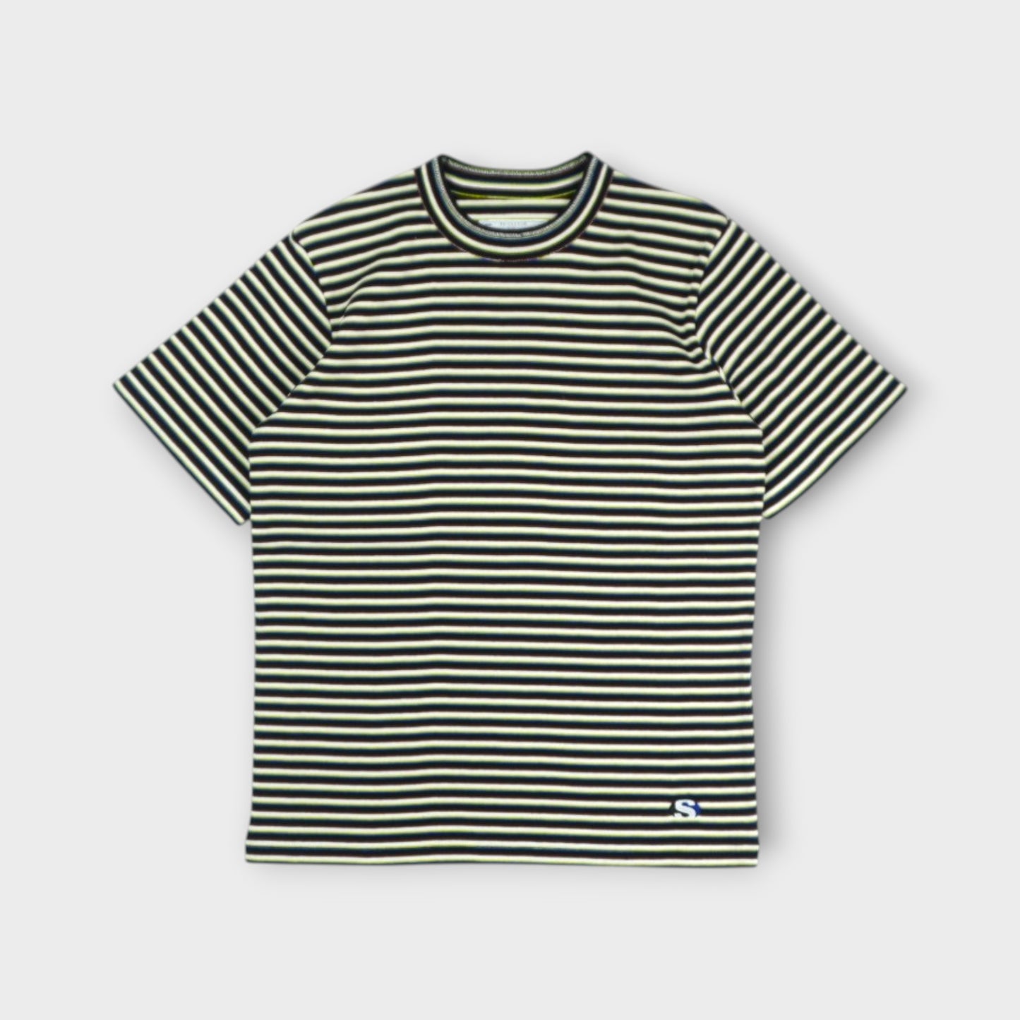 sacai MEN Stripe Cotton Rib T-Shirt