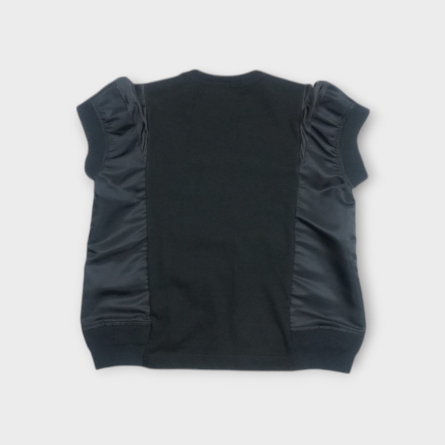 sacai Nylon Twill x Cotton Jersey T-Shirt