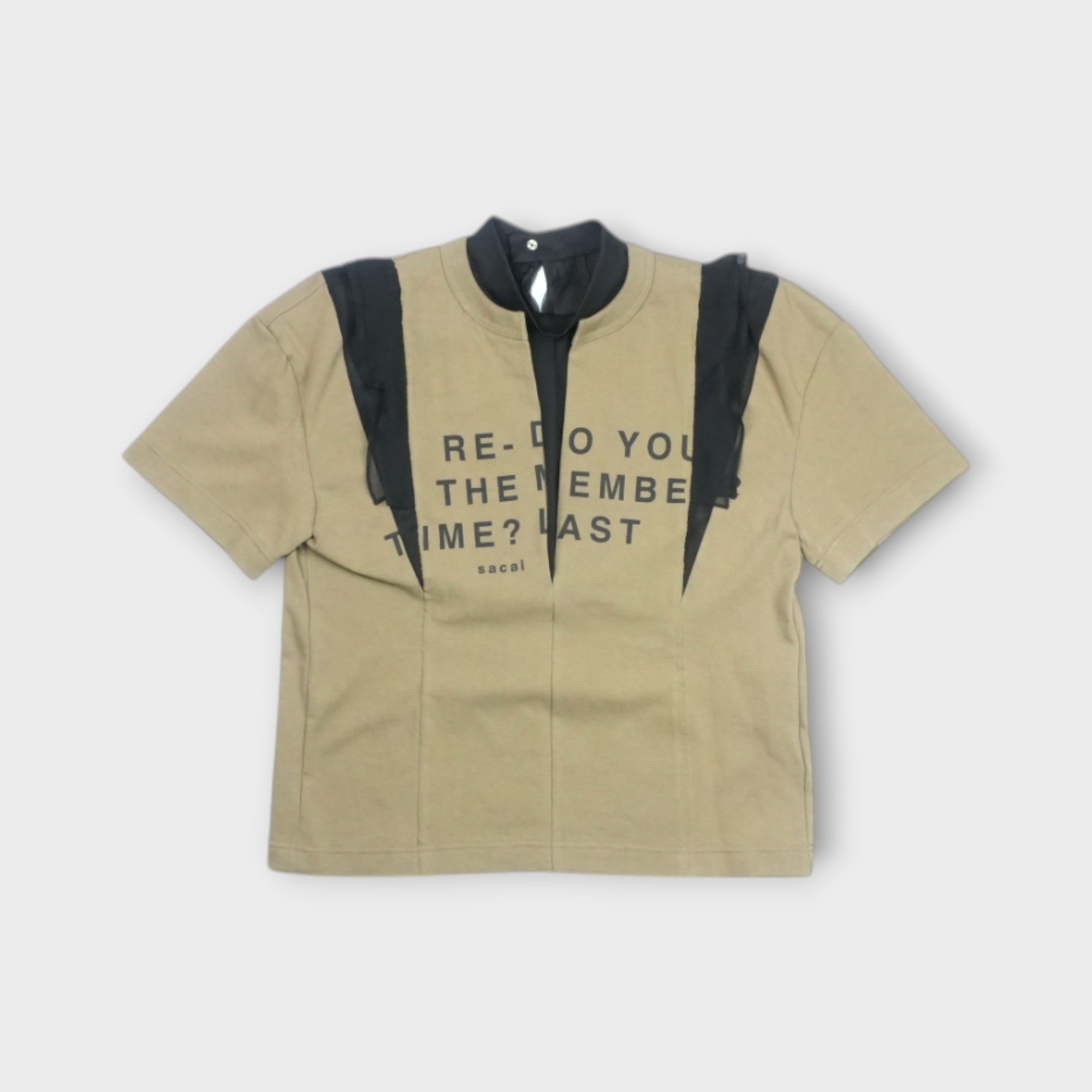 買い保障できる x Jersey Cotton sacai Chiffon ACROPOLIS by mou – T-Shirt トップス