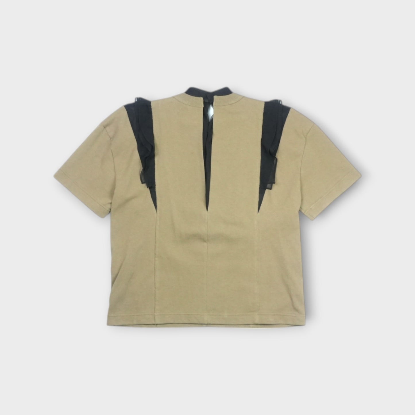 sacai Cotton Jersey x Chiffon T-Shirt