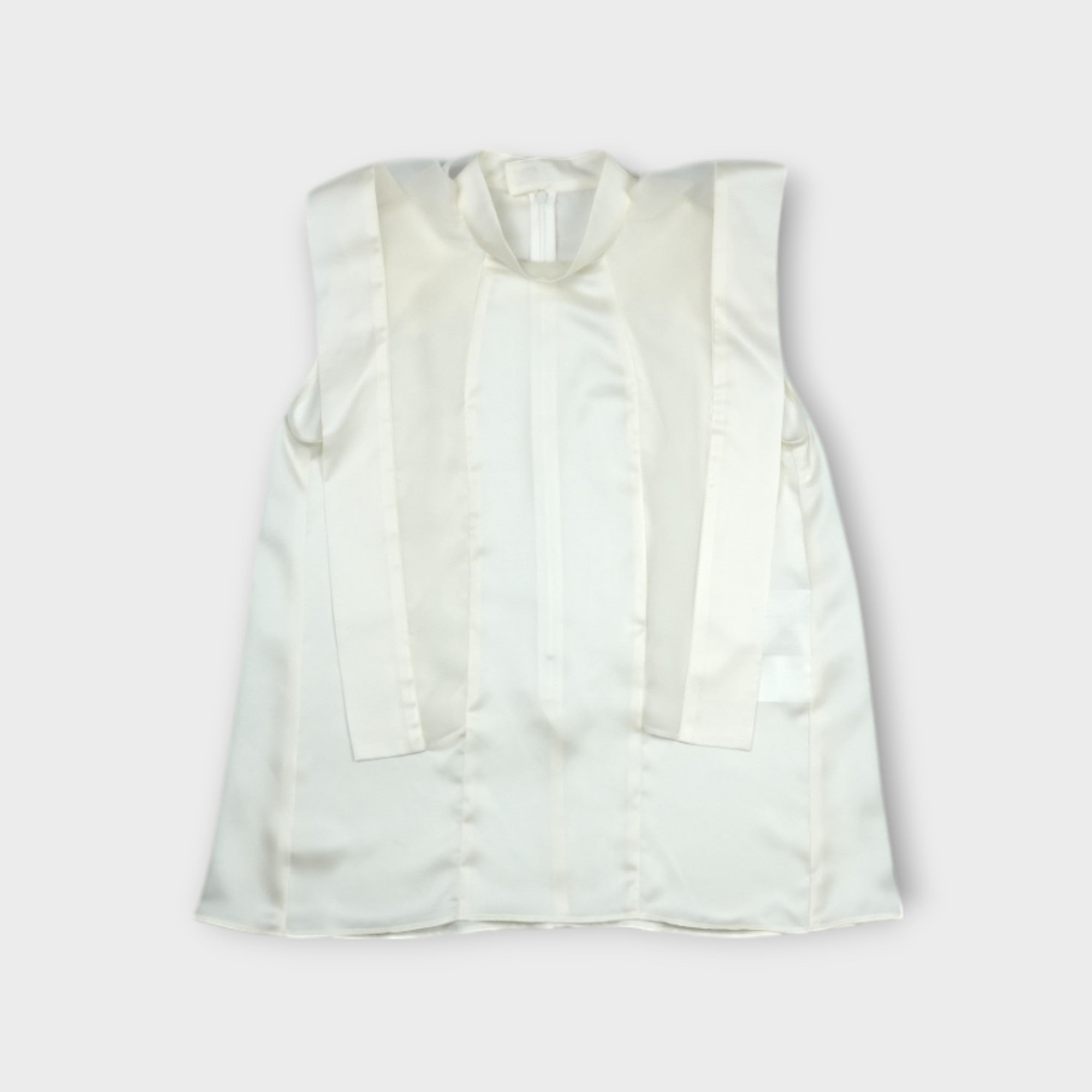 sacai Satin x Chiffon Pullover – mou by ACROPOLIS