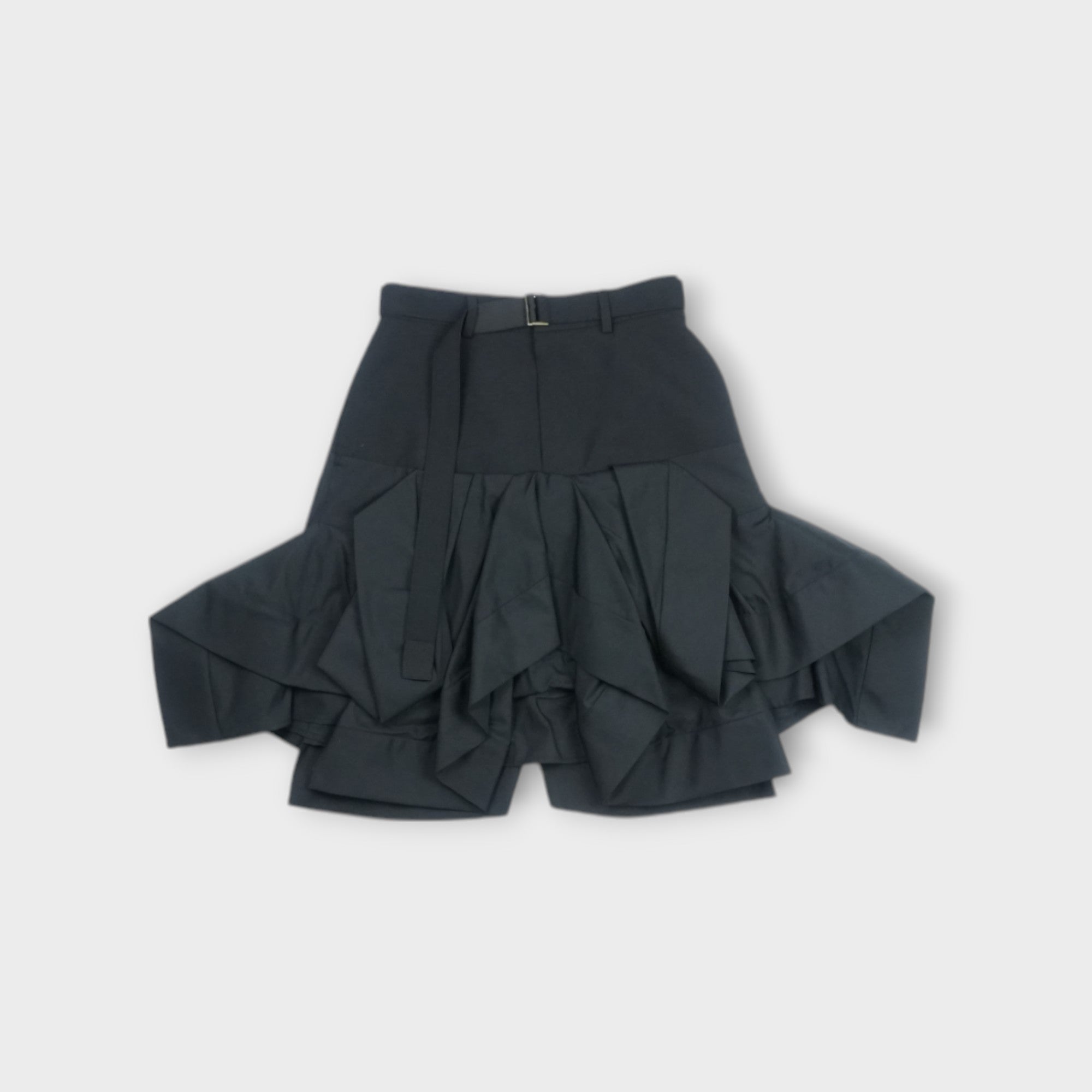 sacai Suiting x Poplin Skirt – mou by ACROPOLIS