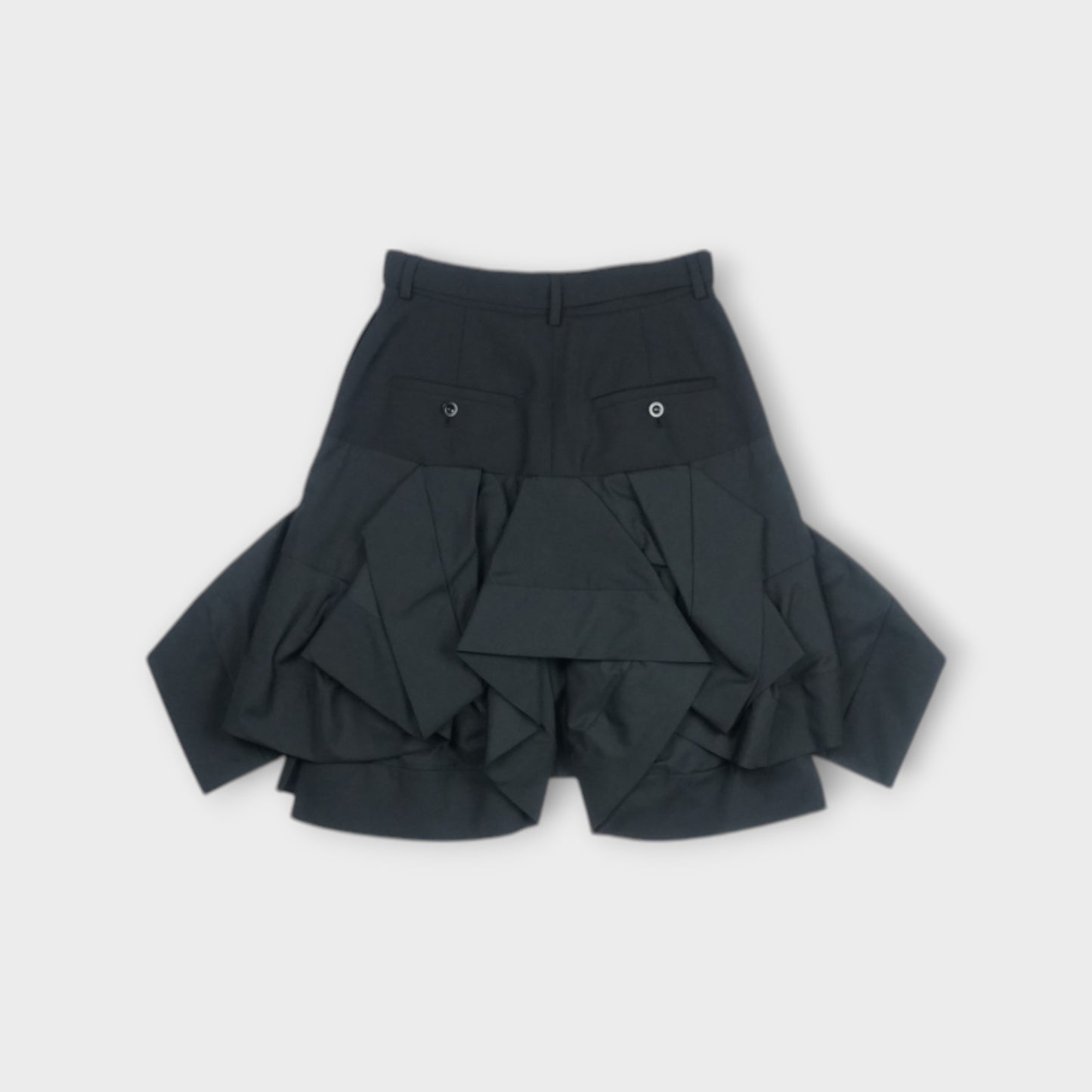 sacai Suiting x Poplin Skirt