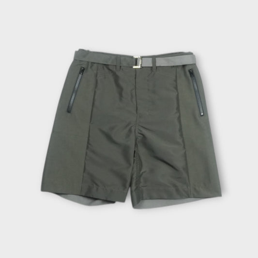 sacai Nylon Twill x Grosgrain Shorts