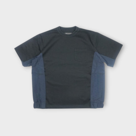 sacai Taslan Nylon x Cotton Jersey T-Shirt