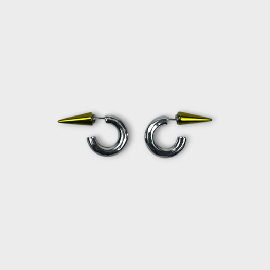 INNERRAUM HALF MOON SPIKES EARRING