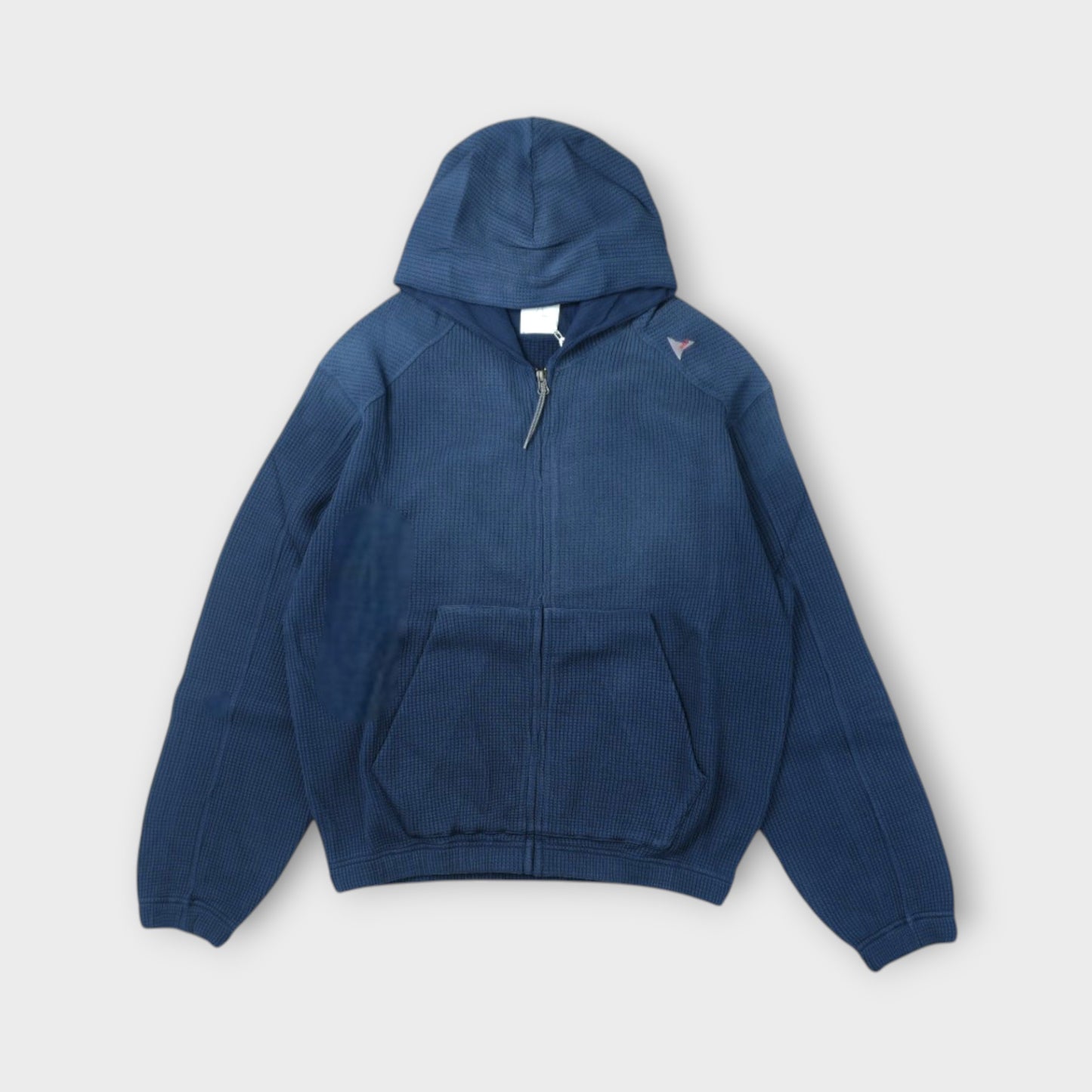ROA Bee Sun Faded Organic Wafre Zip Up Hoodie