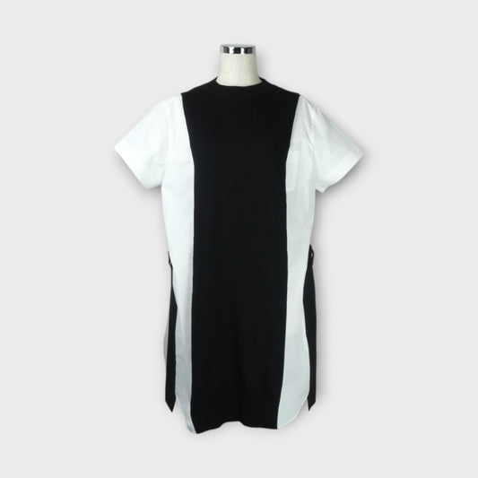 sacai Poplin x Knit Dress