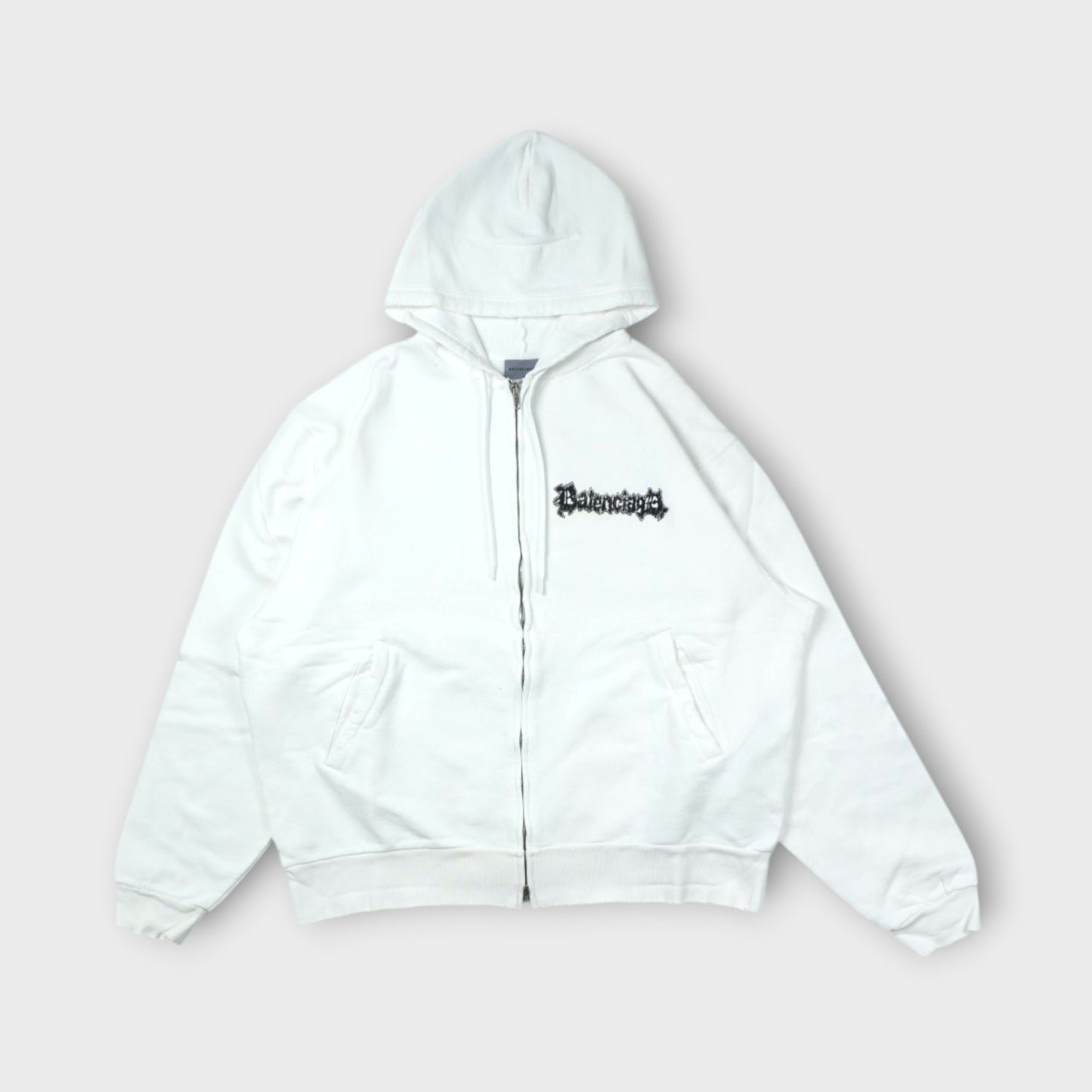 BALENCIAGA Oversized Zip-Up Hoodie