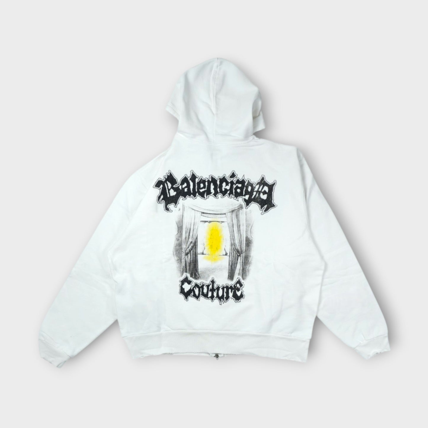 BALENCIAGA Oversized Zip-Up Hoodie