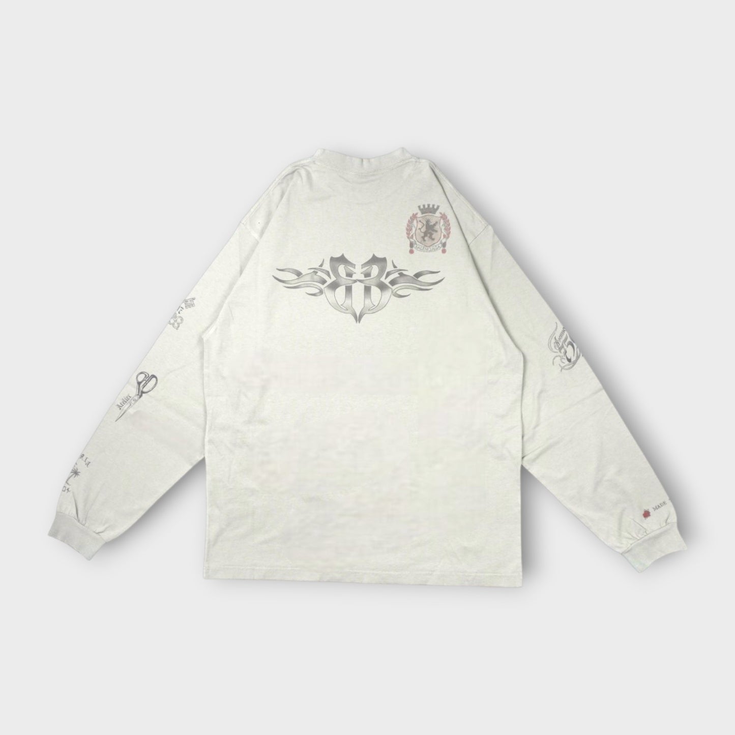 BALENCIAGA L/S Medium Fit T-Shirt