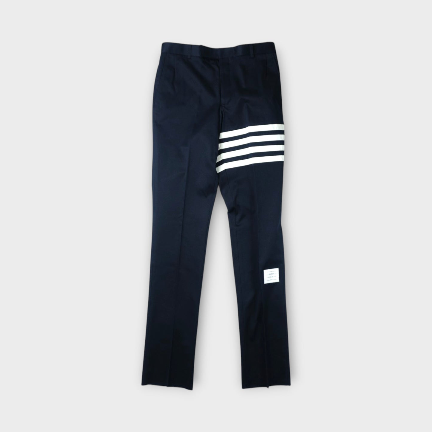 THOM BROWNE UNCONSTRUCTED CHINO TROUSER W/ 4BAR IN COTTON TWILL