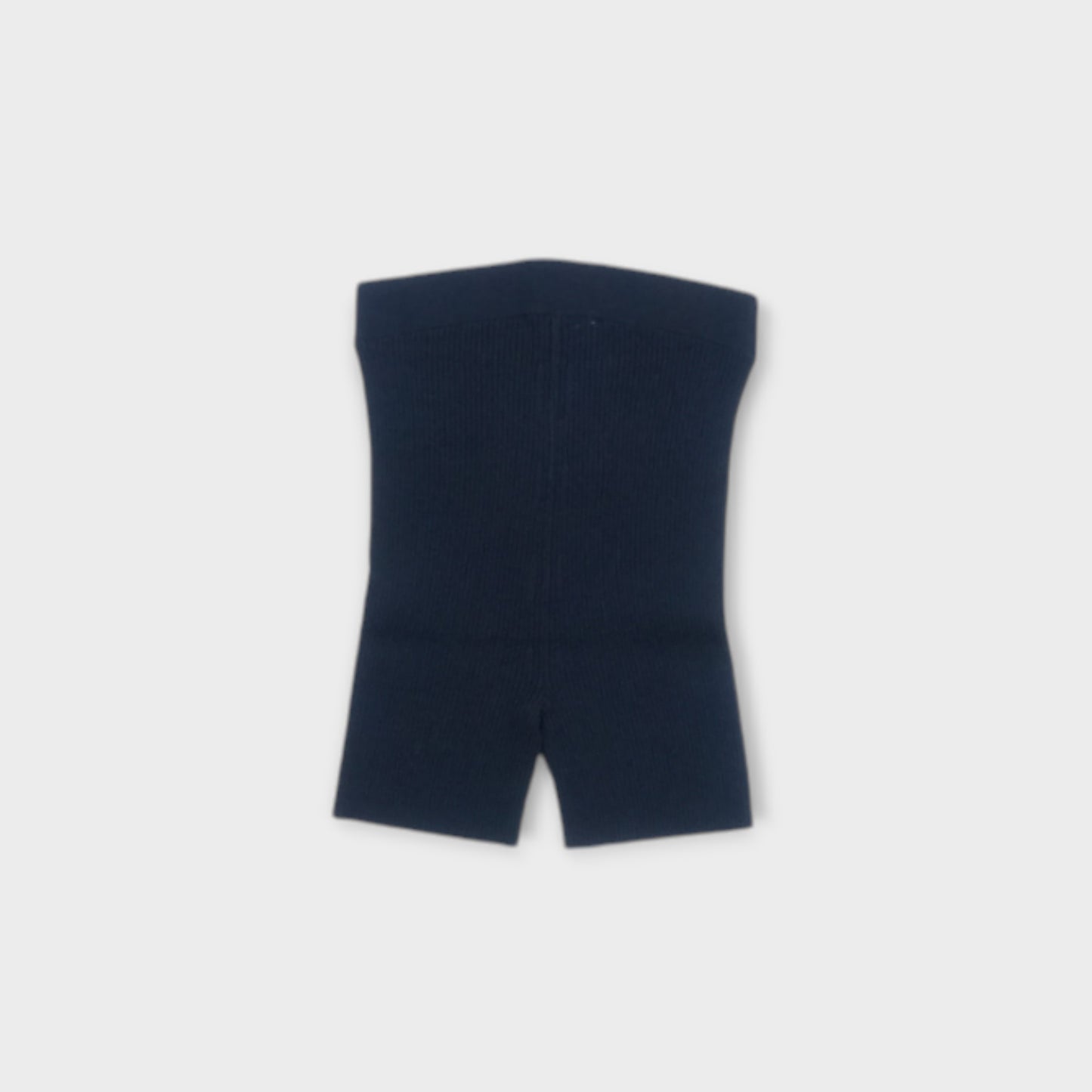 MAISON KITSUNÉ BABY FOX PATCH FINE RIBBED SHORTS