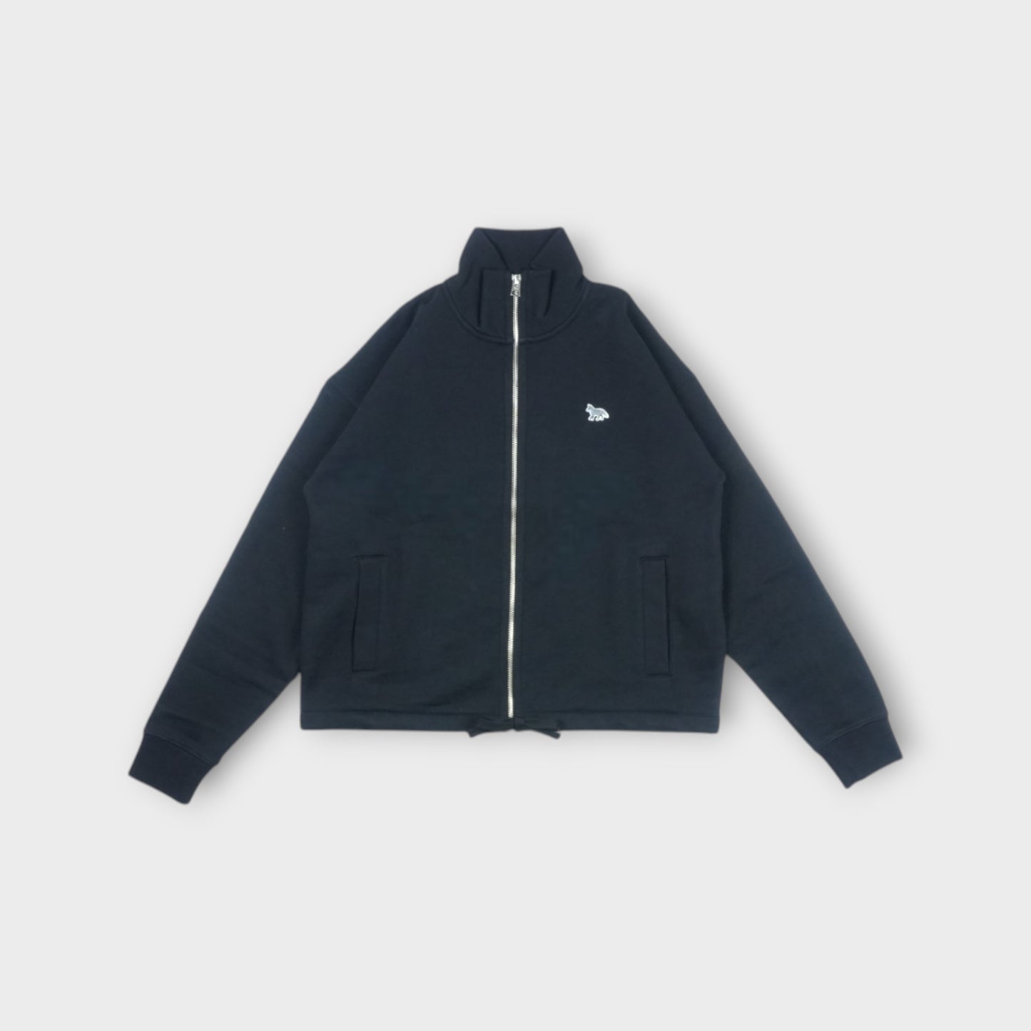 MAISON KITSUNÉ BABY FOX PATCH ZIPPED BLOUSON