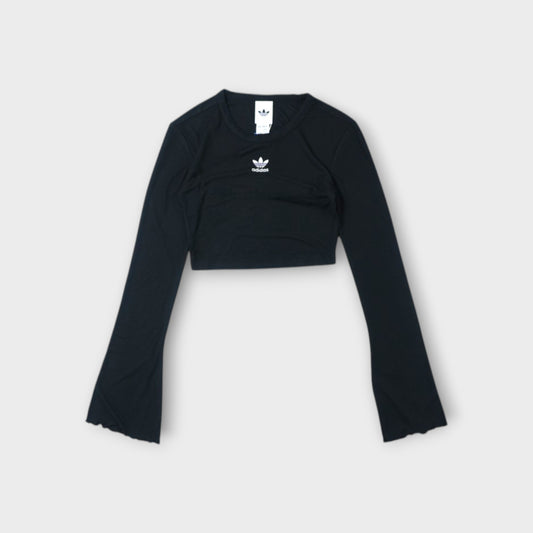 adidas Essentials Scalloped Edge Long Sleeve T-Shirt