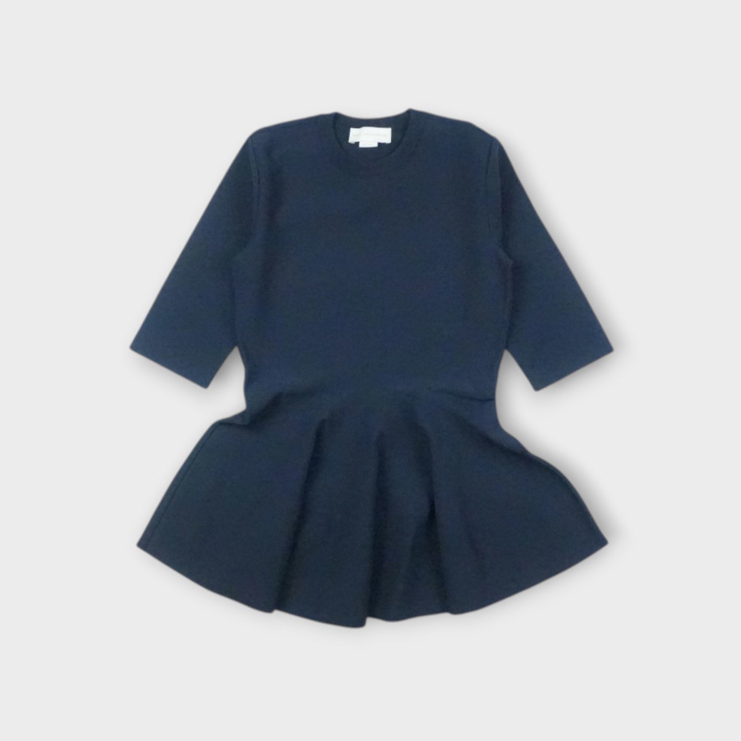 STELLA McCARTNEY COMPACT KNIT PEPLUM TOP