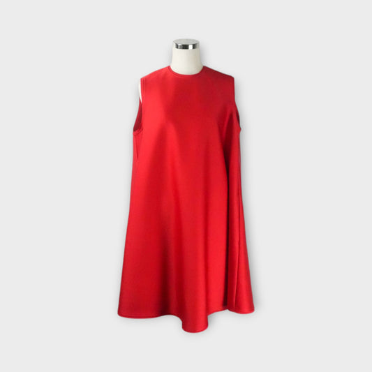 STELLA McCARTNEY ENVERSE SATIN A-LINE MINI DRESS