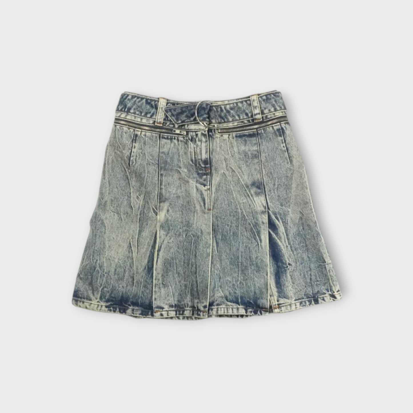 Vaquera DENIM CARWASH SKIRT WOVEN