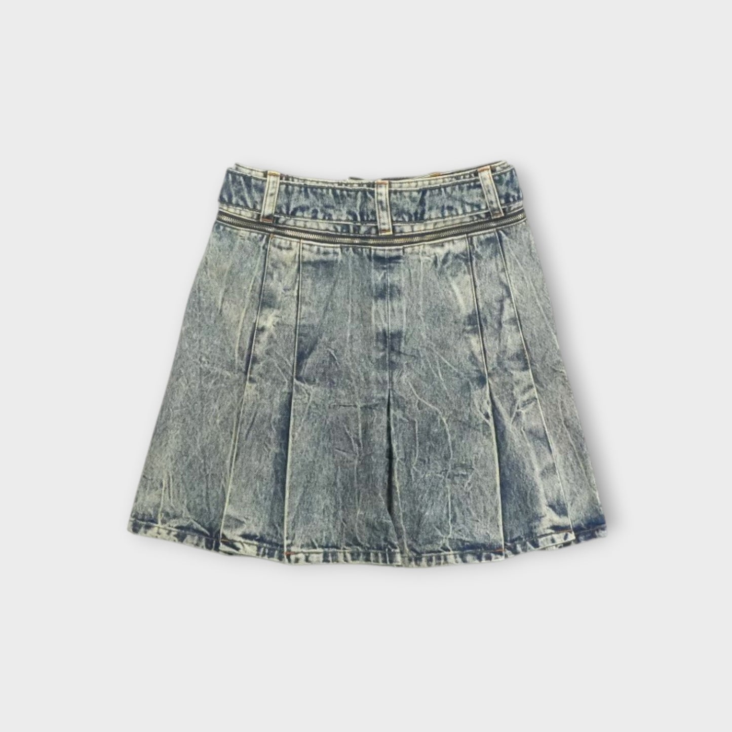 Vaquera DENIM CARWASH SKIRT WOVEN