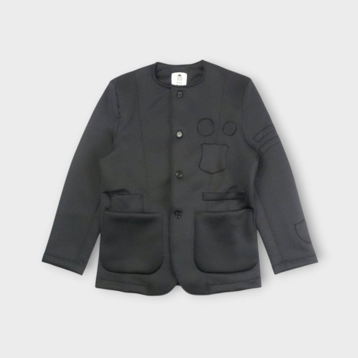 DSM kei ninomiya JACKET WITH PATCHES POLYESTE