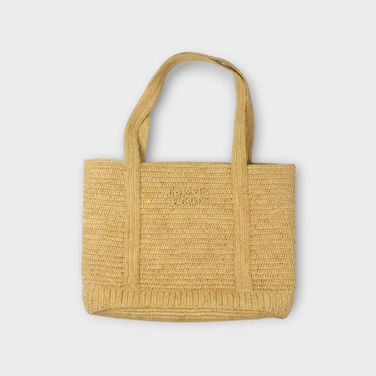 MAISON KITSUNÉ RAFFIA TOTE
