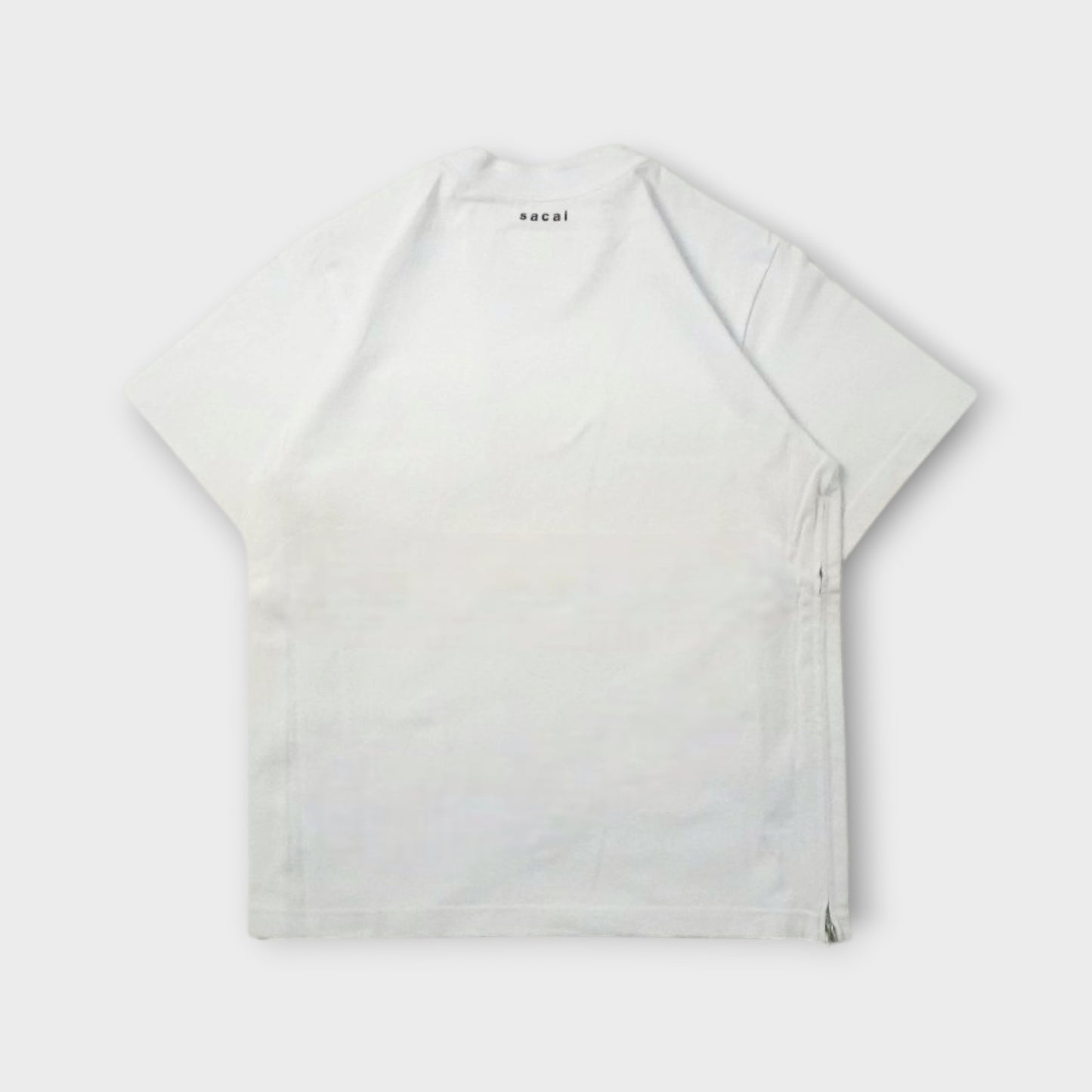sacai MEN Side Zip Cotton T-Shirt