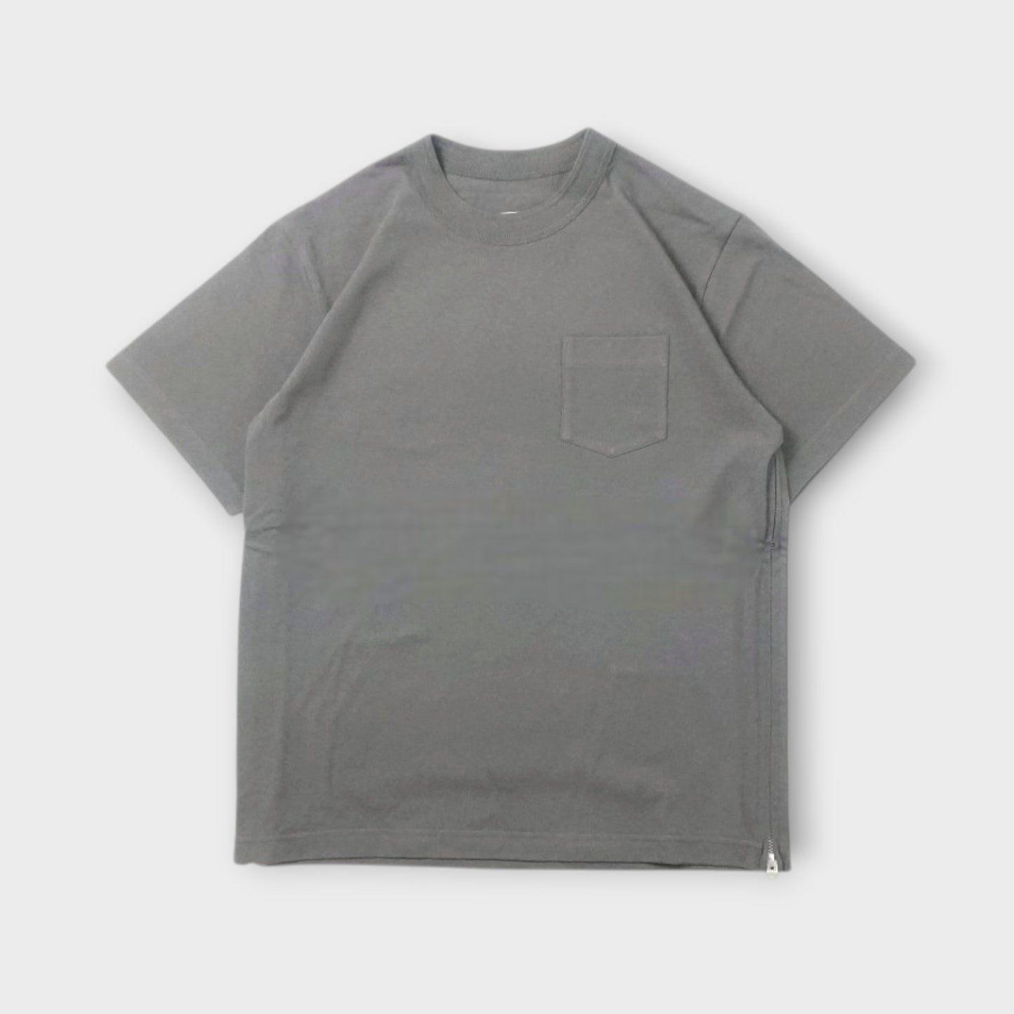 sacai MEN Side Zip Cotton T-Shirt