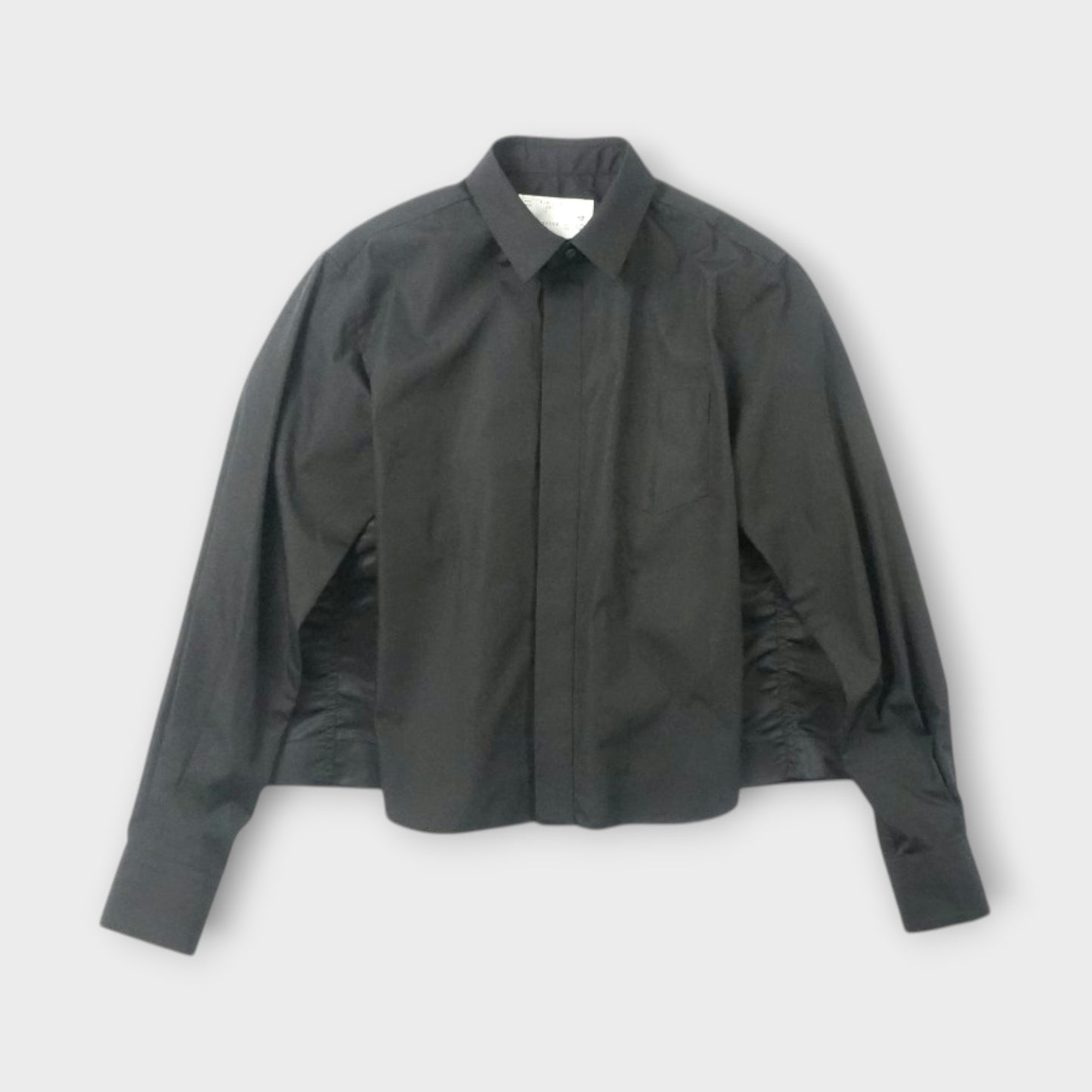 sacai WOMEN Cotton Poplin x Nylon Twill Shirt