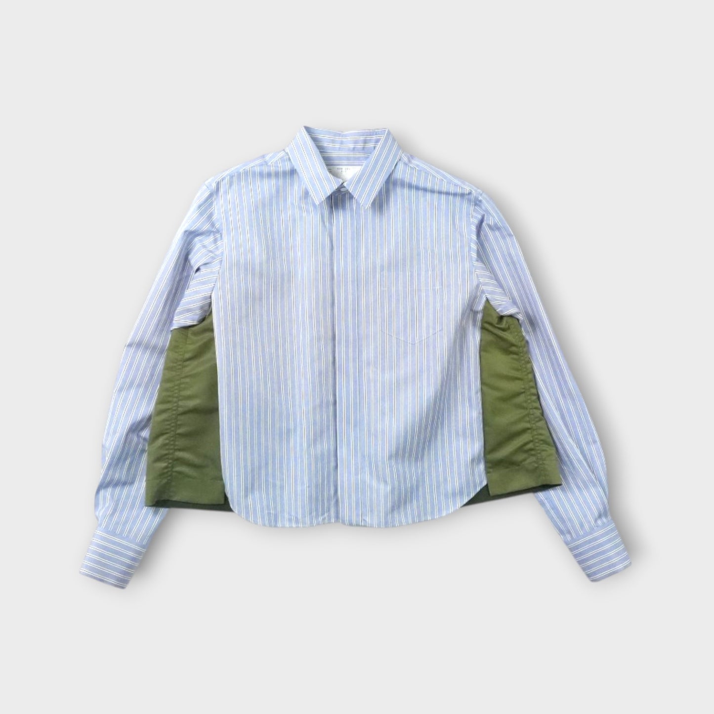 sacai WOMEN Cotton Poplin x Nylon Twill Shirt