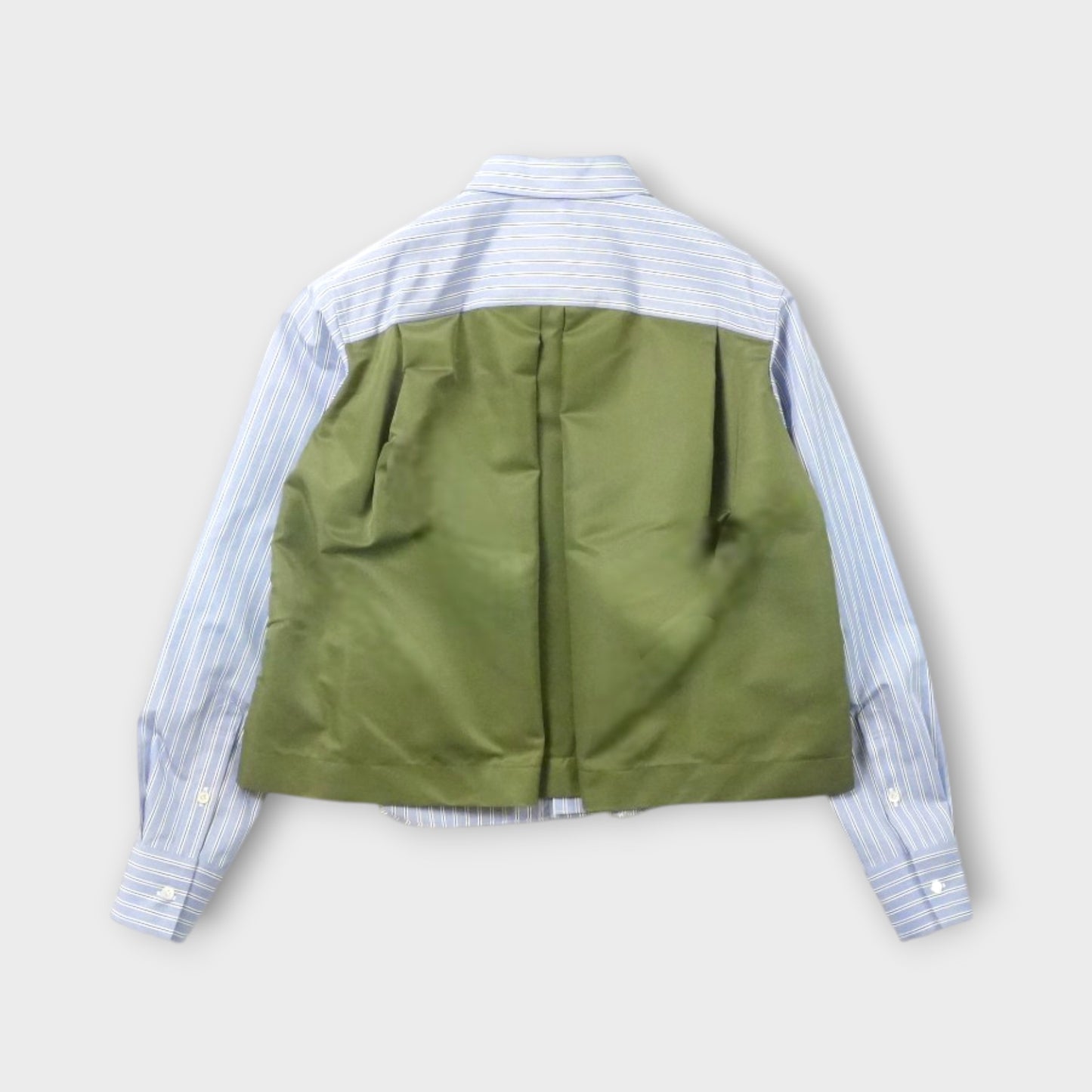 sacai WOMEN Cotton Poplin x Nylon Twill Shirt