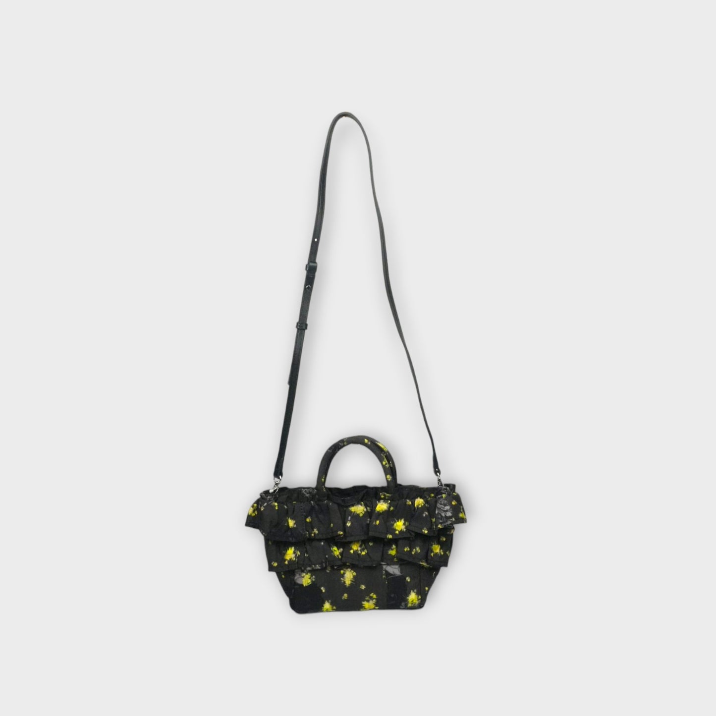 GANNI Mini Shopper Ruffle Print