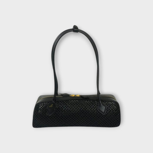 ALAÏA LE TECKEL MEDIUM LEATHER NET