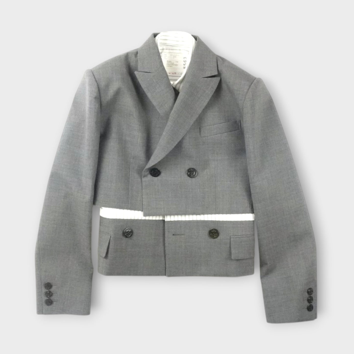 sacai WOMEN Suiting x Poplin Jacket