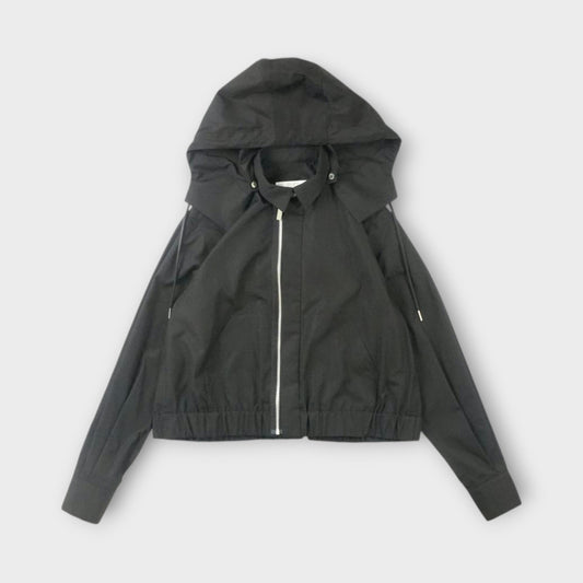 sacai WOMEN Poplin Hoodie