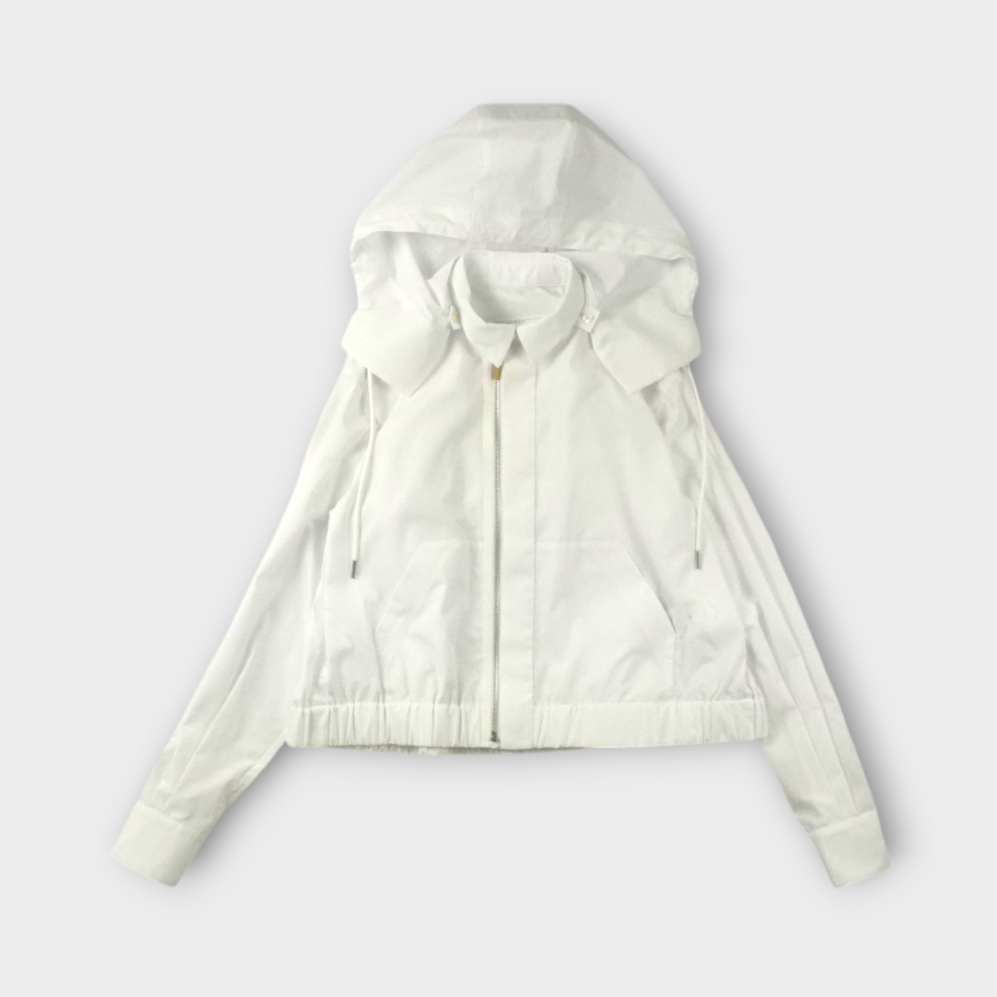 sacai WOMEN Poplin Hoodie