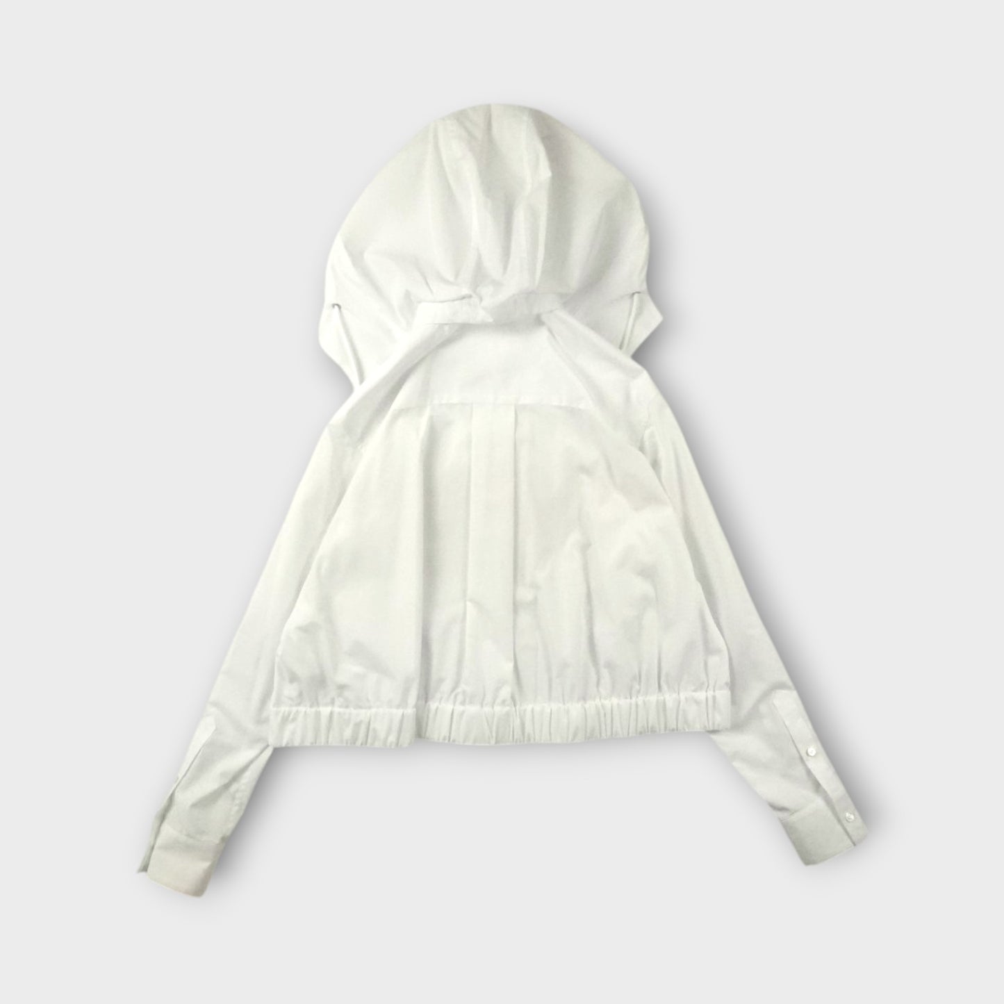 sacai WOMEN Poplin Hoodie
