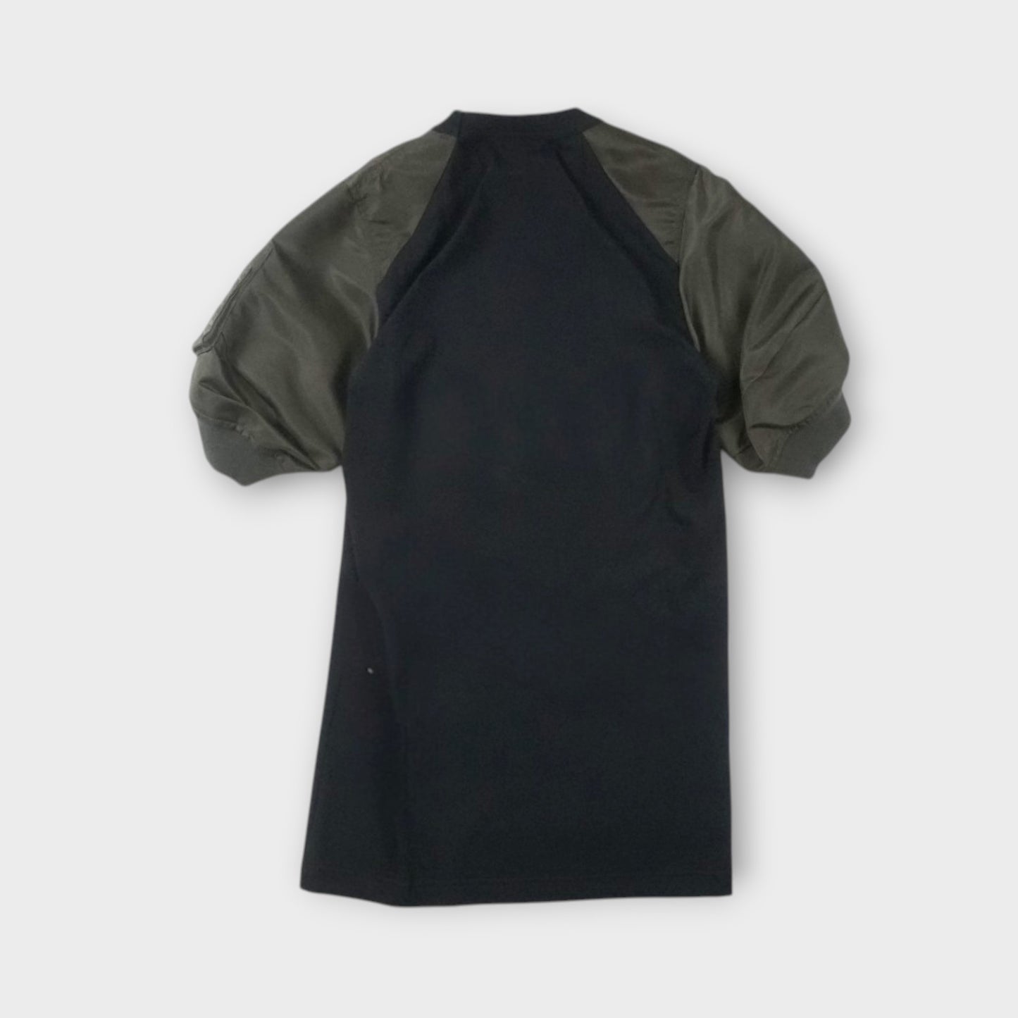 sacai WOMEN Nylon Twill x Cotton Jersey Dress