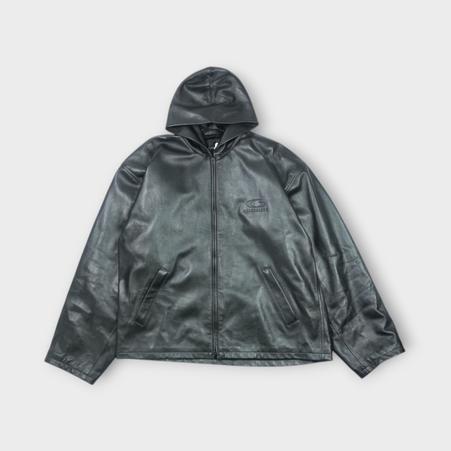 BALENCIAGA Hooded Zip-Up Jacket
