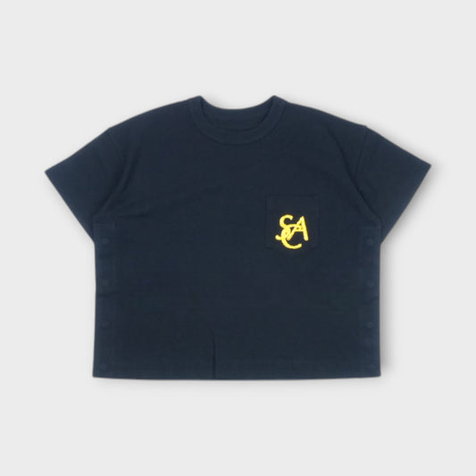 sacai Emblem Cotton Jersey T-Shirt
