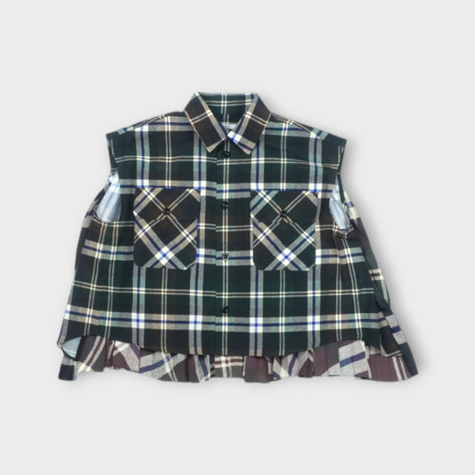 sacai Plaid Print Shirt