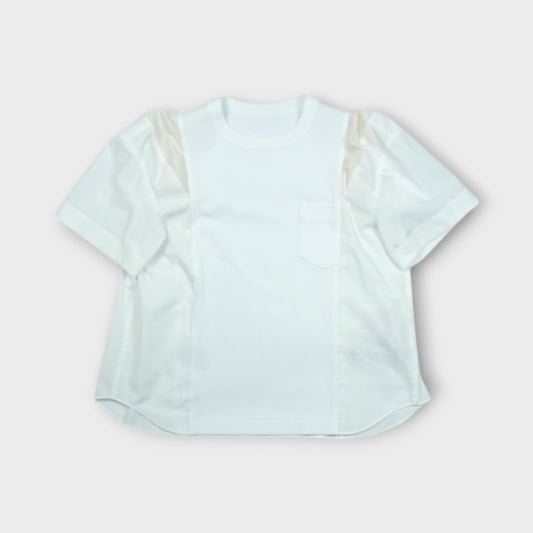 sacai Poplin x Cotton Jersey T-Shirt