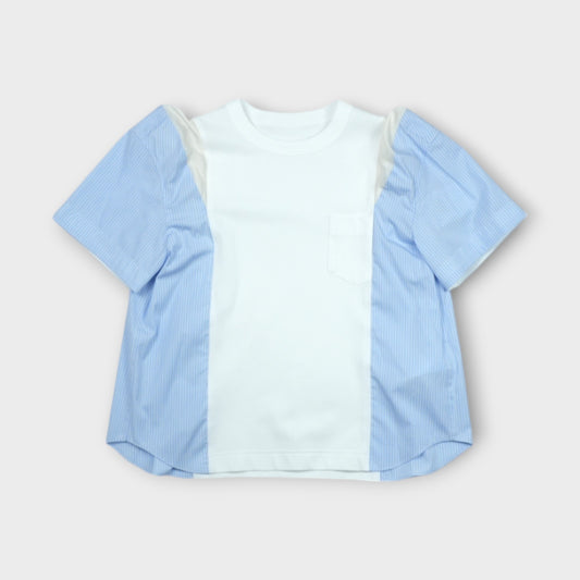 sacai Poplin x Cotton Jersey T-Shirt