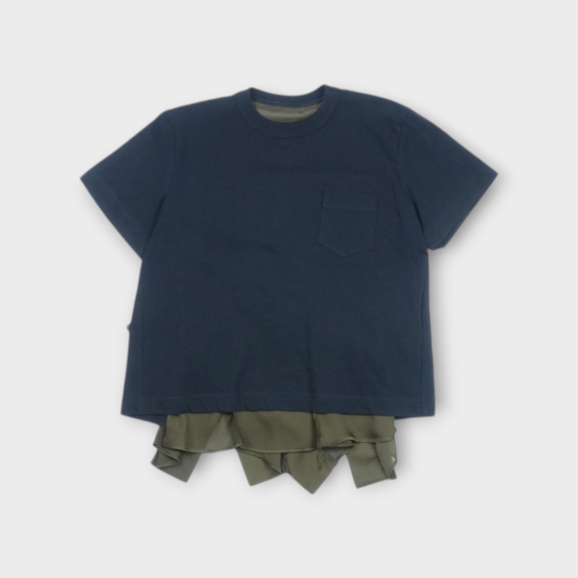 sacai Satin x Cotton Jersey T-Shirt – mou by ACROPOLIS